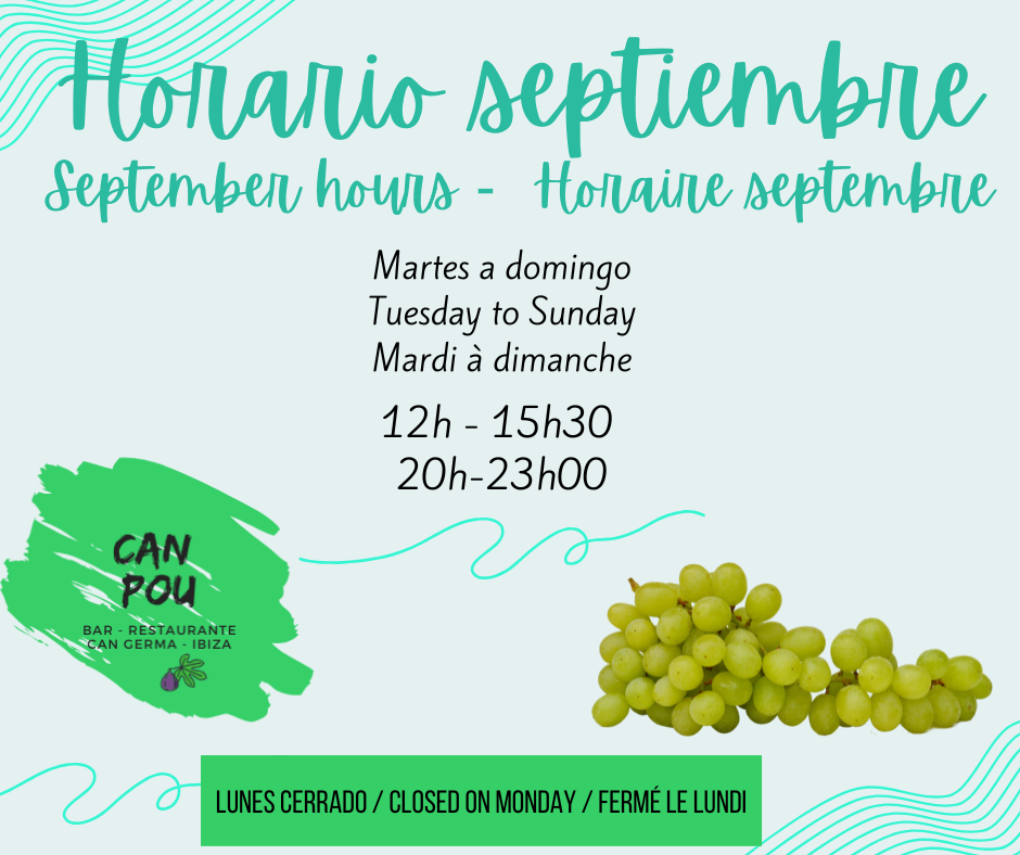 HORARIO SEPTIEMBRE 2025